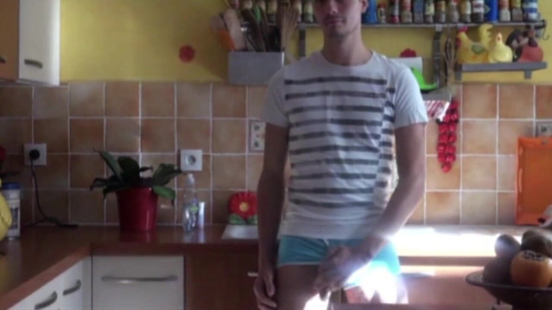 Gaybareback: French twink fuckers in my kitchen
