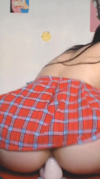 Školačka Šuká Do análu S Výstřikem