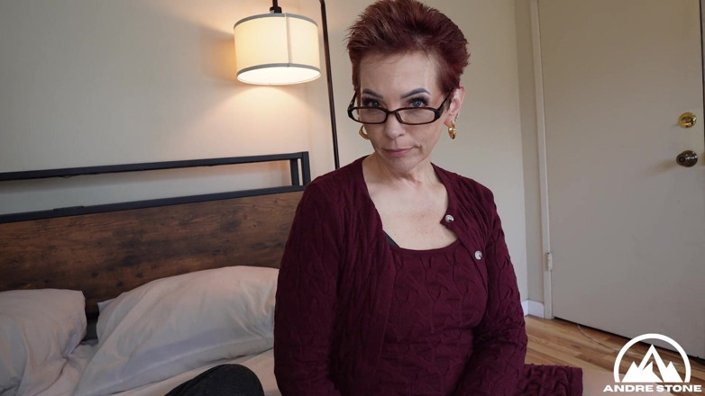 Andre Stone: Tutor GILF berambut merah seksi Ruby Lynne mengganggu anda dari...