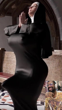 The Lord Answered the Holy Prayers of This Horny Nun and She Grew a Long Hard Futa Cock
