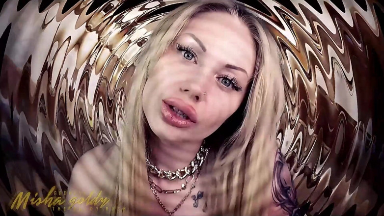 Goddess Misha Goldy: 史诗 binaural asmr 和 mindfuck。让我们更深入地进入黄金螺旋！撸管