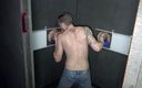 Gaybareback: Slampa suger 2 XXL kukar i ärahål och knullas
