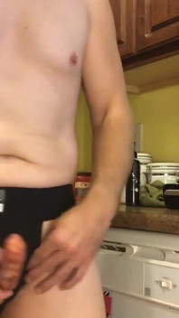 Breakfast sausage anal masturbation fuck