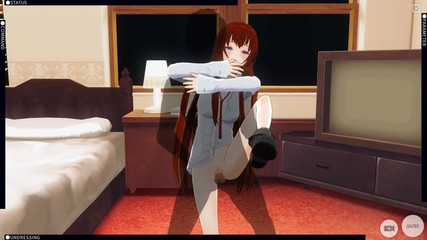 H3DC: 3D Hentai Kurisu Makise je ošukaná v místnosti (Steins Gate)