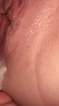 Polish MILF Creampie Close up