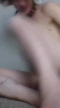 Stuffing My Pink Puckerhole with a Vibrator and Stroking; View From Behind