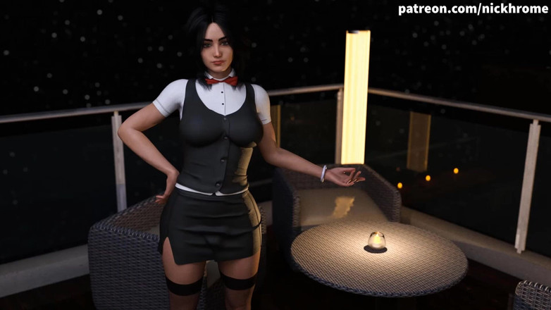 Visual Novels: Devii un star rock - partea 44 - uitându-te la curul chelneriței