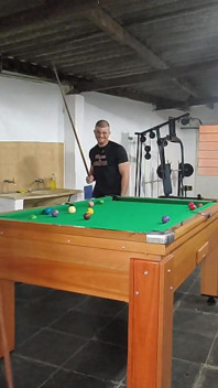 Naakt poolen met mijn vriend en mijn schoonvader