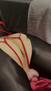 Spandexfemboy - Vício anal com Bbcs - Maricas Castidade Anal Dildo De quatro