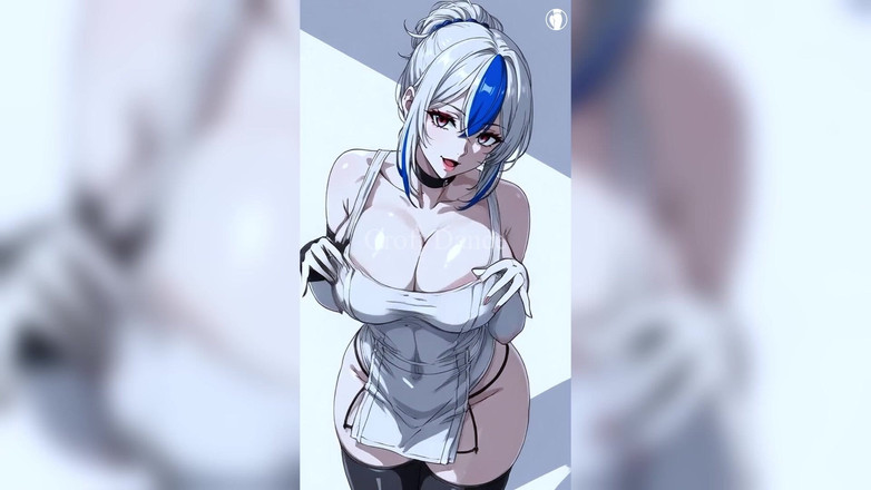 Croft Dance: Busty Goth Rolling, Hot Dance Hot - Ai Generated