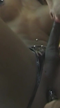 Beautiful Black Tranny Fucked by Strangers in a Swingers Club