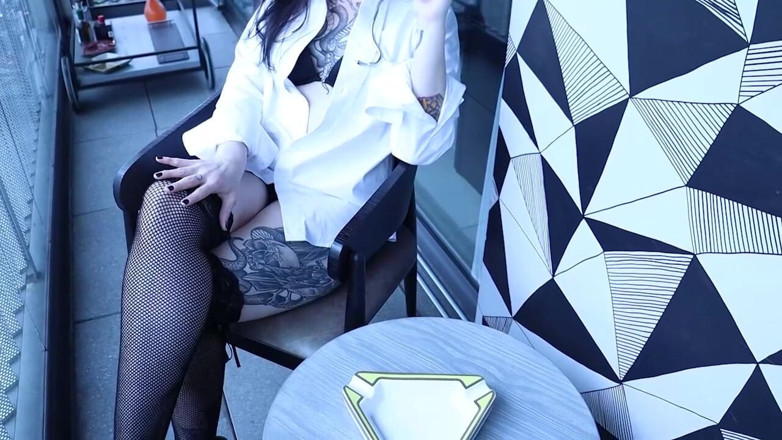 Mel Fire: Cigar Obsession 1 - Classy Smoke w bieliźnie