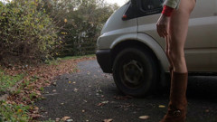 Crossdresser carpark flasher thumbnail