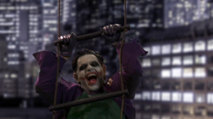 Superhero: Sex party with Joker at a strip club