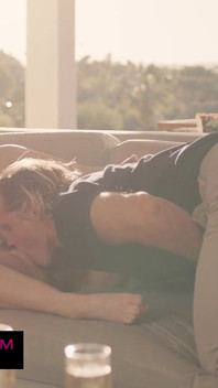 A Hot Couple Has Sex on the Sofa