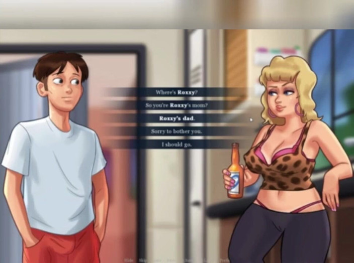 3DXXXTEEN2 Cartoon: Jenny se svléká pro děvku. 3D porno kreslený sex