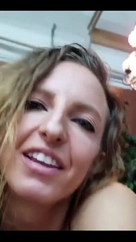 POV Girlfriend Flex Blowjob and Ride