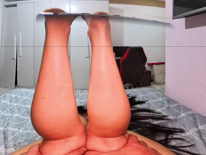 Kasallpimenta VR: Stepsister Catches Me Masturbating