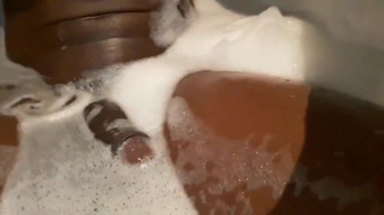 Big black cock BBCee: Nata4sex - joc rapid solo în baie