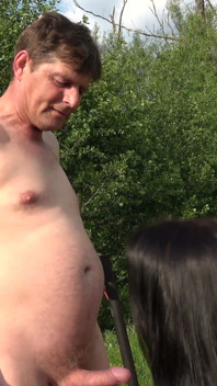 Pervert Grandpa Gets Hand Job From Teen