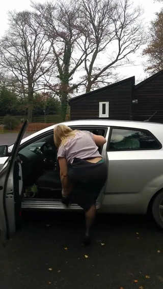 Julie Cunningham: Julie Cunningham car park strip outdoor nudity