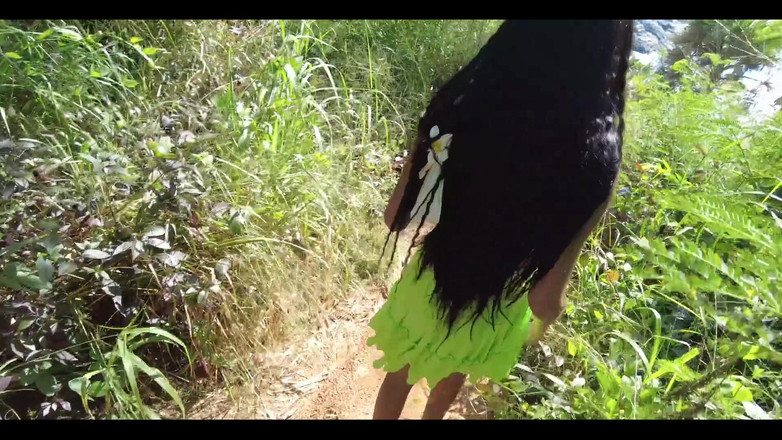 English Psycho: Našel jsem ohromující 18letou trans čokoládovou barbie pro šukání na pláži!