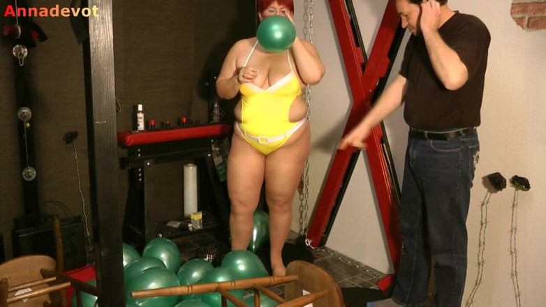 Anna Devot: Annadevot - Balloons in a swimsuit