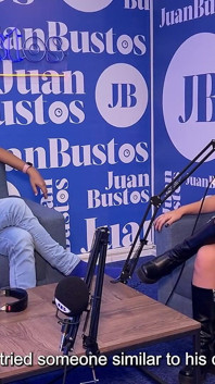 Shaira Psychosex es sorprendida por la bbc de sus sueños en el podcast de Juan Bustos