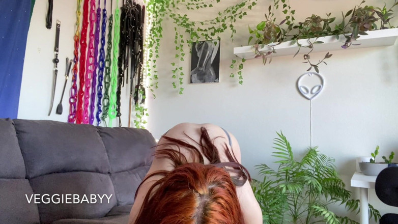 Veggiebabyy: Diffusione del culo e perizoma tryon con la coda di...