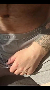 Edging Out a Huge Load on My Boxers
