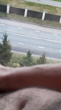 I Really Love to Jerk off and Cum While I Look Out the Window