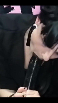 All Black BBW Goth Girl