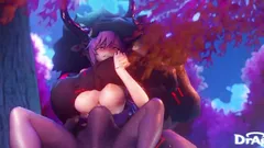 Keqing Lore Master and Shenhe Take on Some Mitachurls Harcore Sex Genshin Impact Sex Compilation 3D Animation Movie Extended