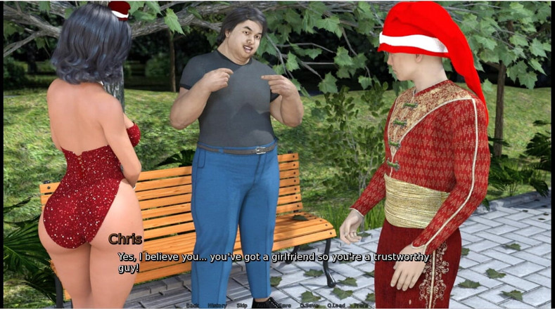 XXX Games Bunk: 劳拉的秘密圣诞节 2024 出轨女友