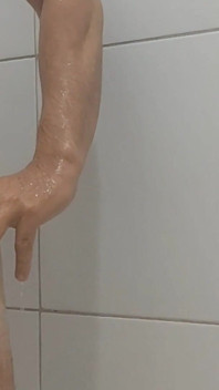 Straight Young Man's Bath and Masturbation.