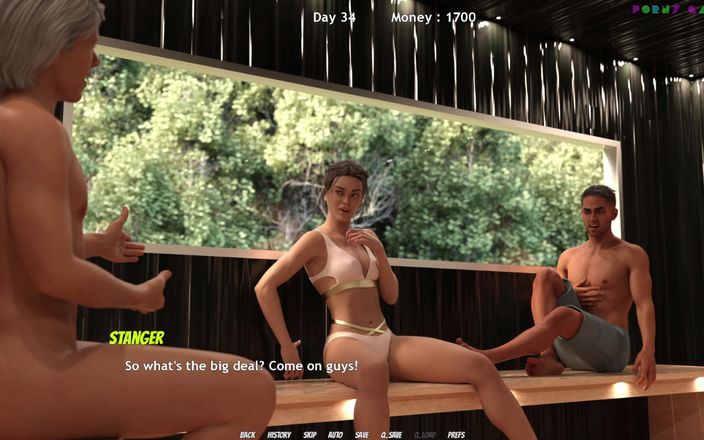 Porny Games: Lisa totalne dochodzenie! autorstwa Dragofinder Studio - Swinging w Spa nudystów 9