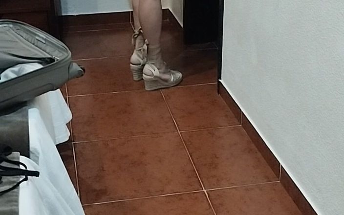 Morbosete000: In a Thong with My Wife's Heels