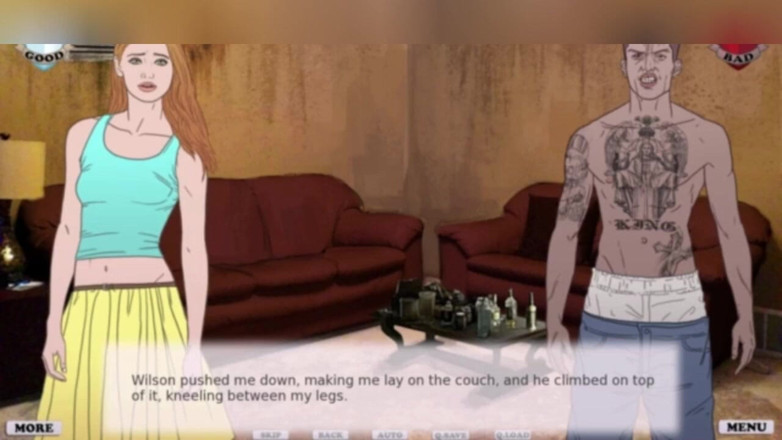 3DXXXTEEN2 Cartoon: Dikongkek oleh gangster. Seks kartun lucah 3D