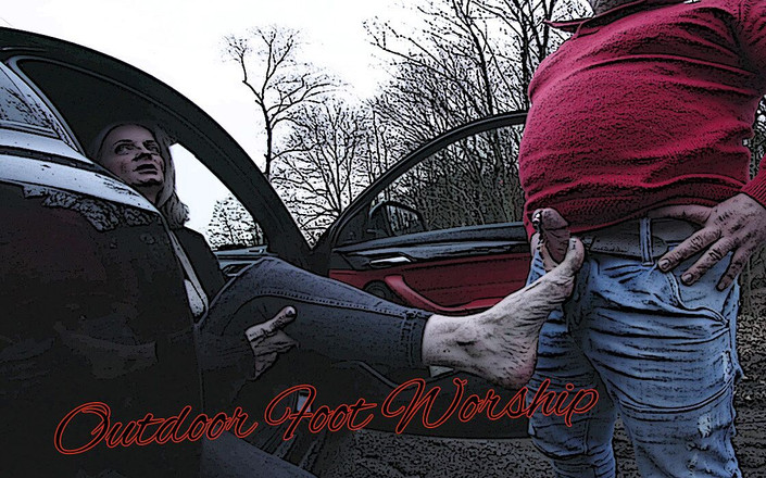 Sabdeluxe VR: Buitenshuis voetaanbidding