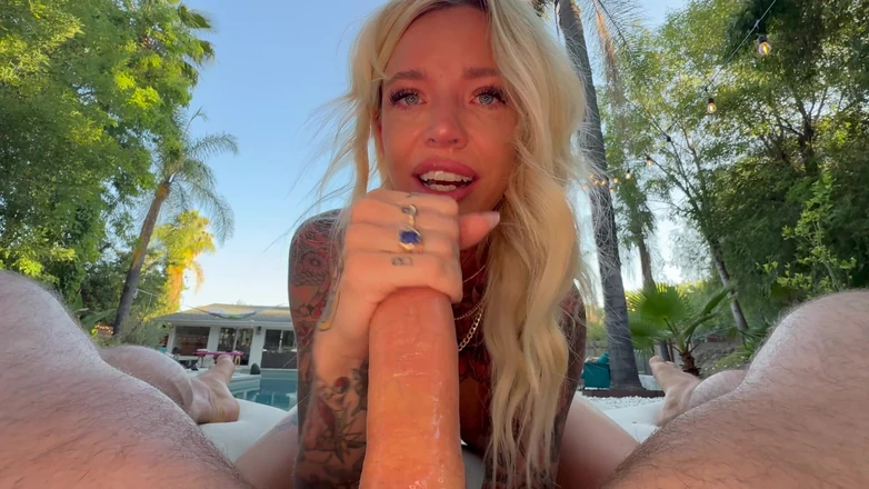 Alfiecinematic: My POV with Tattoed Blonde Babe Kitt Jones