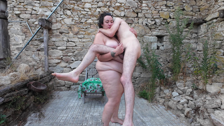 BBWorking: Carry reward #10 - sensuele beenhaak carry, aftrekken, lapsit, zoenen