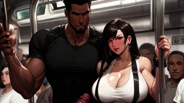 Spicy Toons: Tifa vždy potká ty nejzajímavější lidi ve vlaku Midgar