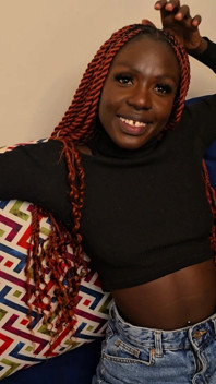 Fucking My Ebony Model Girlfriend and Cum on Her Face