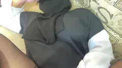 Friend's Egyptian Wife Couldn't Look at My Cock and Fucked Her