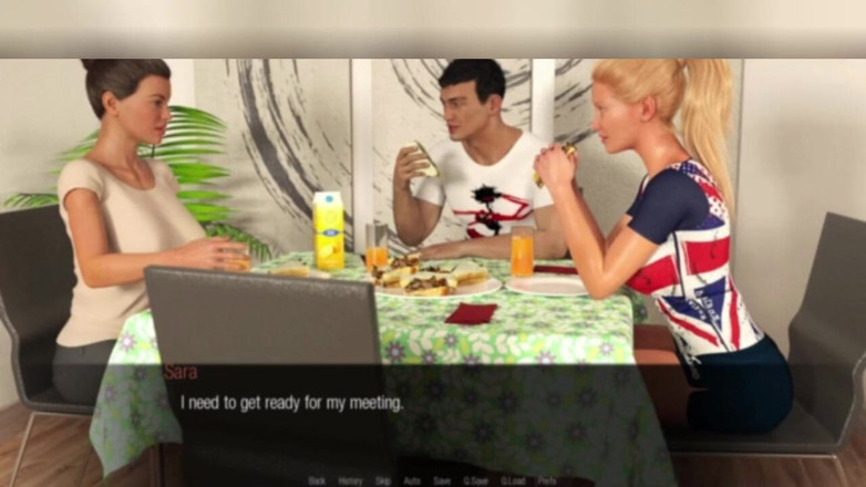 3DXXXTEEN2 Cartoon: Jessica's clan dinner. 3D porn cartoon sex