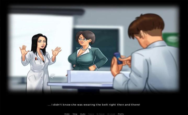Hentai World: Yaz mevsimi efsanesi - fen öğretmeni ve amcık kemeri