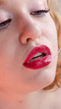 Lipstick and Spit Fetish and Whispering