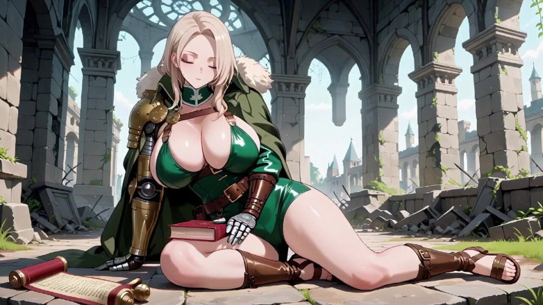 Tay Swift X: Lazy Afternoon in the Ruins Bedroom, Her Mechanical Arm Teasing...