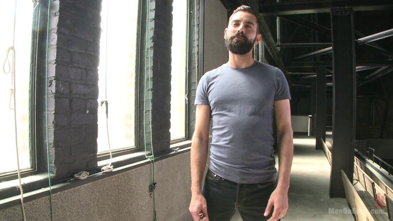 Men on Edge: First Timer with a Giant Cock Gets Suspended and Edged...