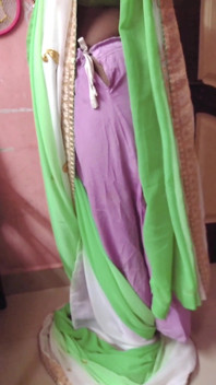 Desi Tamil Slut Wife Renu No Bra Blouse & No Panty Petticoat Saree Tease for Secret Lover! Indianhotwifex